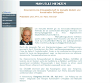 Tablet Screenshot of manuellemedizin.org